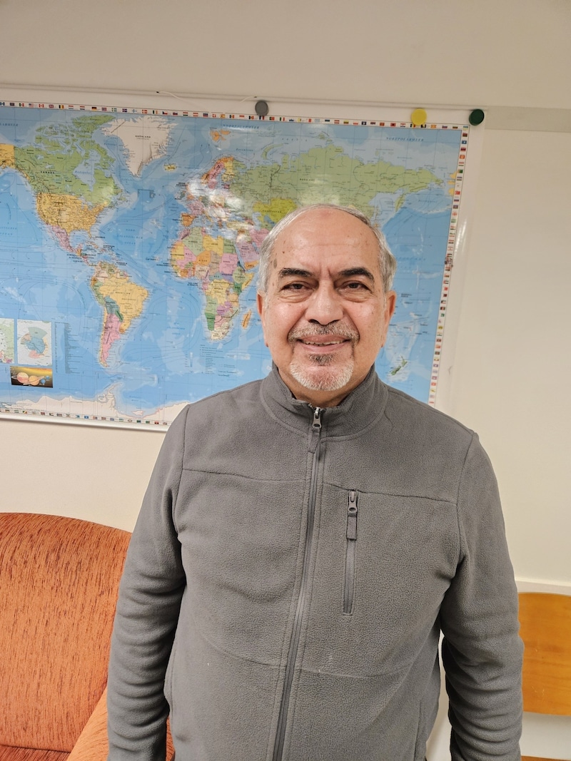 Mustafa Chabaan (69) hat in Wien eine neue Heimat gefunden. (Bild: Integrationshaus Wien/ Niki Heinelt)