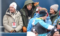 Marcel Hirscher (li.) freute sich über das Slalom-Ergebnis von Kranjska Gora.
