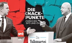 Andreas Babler und Christian Stocker wollen in den kommenden Wochen eine Einigung zu einer neuen ...