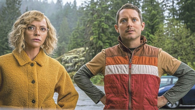 Christina Ricci als Misty und Elijah Wood als Walter.  (Bild: 2022 SHOWTIME NETWORKS INC. All rights reserved.)