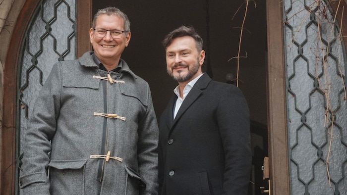 Bezirksvorsteher Georg Papai und PSD-Koordinator Ewald Lochner