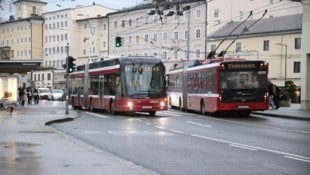 Der Hanuschplatz bleibt eine zentrale Drehscheibe für die Obusse. (Bild: Tröster Andreas)