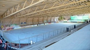 Die Eishalle in Velden wurde zuletzt heiß diskutiert.