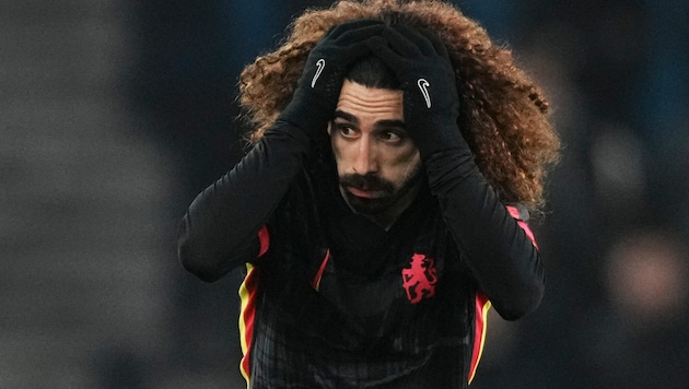 Chelsea‘s Marc Cucurella (Bild: Copyright 2025 The Associated Press. All rights reserved)