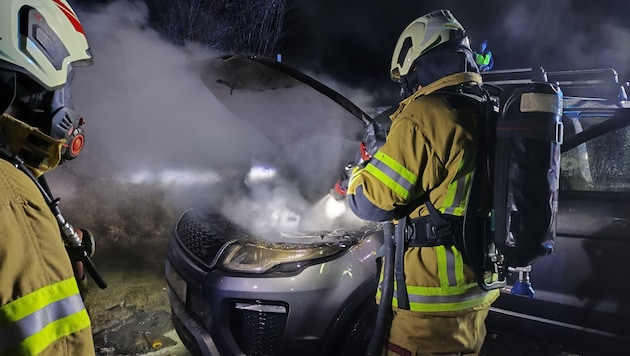 The Söll fire department was finally able to extinguish the fire. (Bild: ZOOM Tirol)