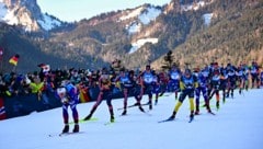 Vom 12. bis 23. Februar 2025 werden die Biathlon-Weltmeisterschaften erstmals in der Schweiz (Lenzerheide) ausgetragen. Ein Großereignis, das der ehemalige Biathlet Dmitry Vasilyev boykottiert. (Bild: APA/AFP/Tobias SCHWARZ)