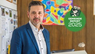 Herbert Göglburger ist seit 2019 Bürgermeister und konnte bei der letzten Wahl deutlich zulegen.  (Bild: Krone KREATIV/Jürgen Fuchs)