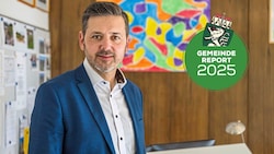 Herbert Göglburger ist seit 2019 Bürgermeister und konnte bei der letzten Wahl deutlich zulegen.  (Bild: Krone KREATIV/Jürgen Fuchs)