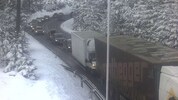 In Richtung Fernpass staut es.