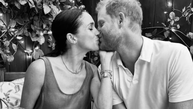 Herzogin Meghan und Prinz Harry zeigen allen ihre Liebe. (Bild: www.instagram.com/meghan)