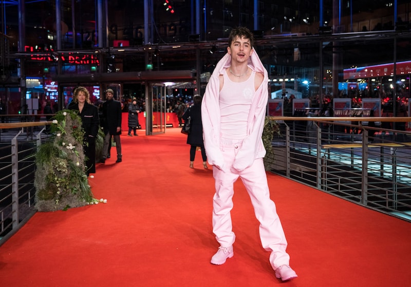 Timothée Chalamet zog bei der Berlinale mit seinem Look alle Blicke auf sich! (Bild: APA/AFP/Stefanie Loos)