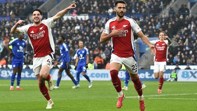 Match winner: Mikel Merino (right) (Bild: Copyright 2025 The Associated Press. All rights reserved)