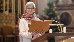 Die Kraft des Wortes fasziniert sie: Johanna Breuer erhebt bei Lesungen das Wort. Gerade war sei beim Papst. (Bild: HIWA)