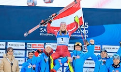 Katharina Liensberger holt die Bronzene im WM-Slalom!