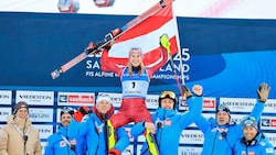 Katharina Liensberger holt die Bronzene im WM-Slalom! (Bild: Birbaumer Christof)