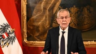 Alexander Van der Bellen, seit 2017 österreichischer Bundespräsident (Bild: JOE KLAMAR / AFP / picturedesk.com)