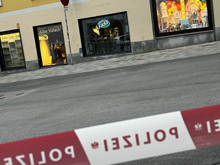 Hier ist das Verbrechen passiert.