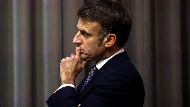 Macron ist tief besorgt.