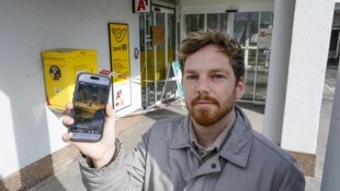 Marc Itzinger wurde durch die Explosion wach und filmte die Täter, wie sie flüchteten.