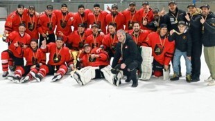 Spartans Althofen wurde erstmals Division-II-Ost-Meister – und denkt an den Aufstieg. (Bild: Sobe Hermann/Ersteller : Hermann Sobe , 9232 Rosegg, Urheberrecht , Credit -Photo by Medienservice HS H.Sobe)