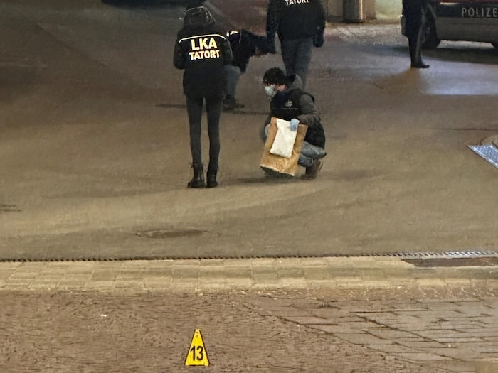 Das LKA sammelte am Tatort alle Spuren.