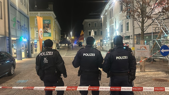 Der Tatort wurde abgesperrt.
