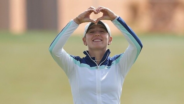 Emma Spitz had reason to be happy in Saudi Arabia. (Bild: Ladies European Tour/Mark Runnacles)