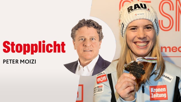 „Krone“-Sportchef Peter Moizi schreibt in seiner Kolumne über die Ski-WM. (Bild: Krone KREATIV/GEPA pictures)