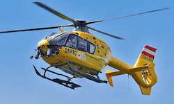 Der Notarzthubschrauber musste ausrücken (Symbolbild).