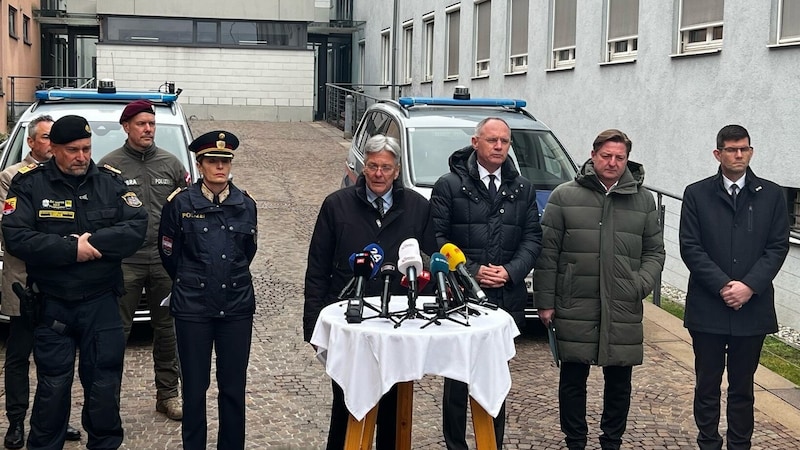 Am Sonntag wurde eine Pressekonferenz abgehalten. (Bild: Klaus Loibnegger)