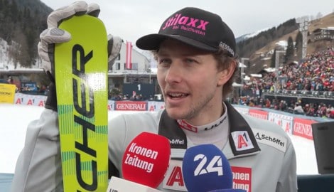 Domink Raschner wurde Achter im Slalom.