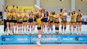 Die Post-Girls jubelten über den Sieg im Cup-Finale.