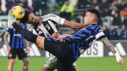 Die Akteure sowohl von Juve als auch jene von Inter haben alles gegeben, den Sieg haben aber die Hausherren davongetragen … (Bild: AFP)