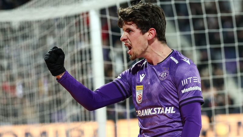 Dominik Fitz was the match-winner in the derby. (Bild: GEPA pictures)