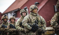 Britische Soldaten trainieren den Ernstfall.