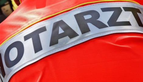 Nach der Erstversorgung vor Ort wurde der Arbeiter ins Krankenhaus gebracht. 