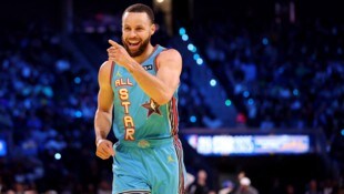 Steph Curry wurde zum All-Star-MVP gekrönt. (Bild: APA/Getty Images via AFP/GETTY IMAGES/EZRA SHAW)