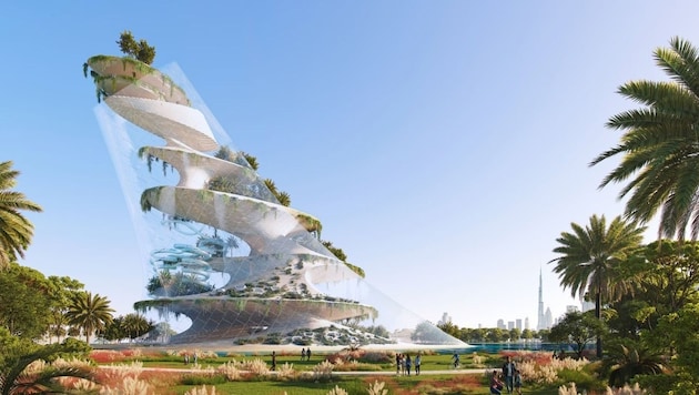 This incredible urban oasis is to be built in Dubai. (Bild: KameraOne)