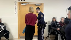 Die Deutsche im Wiener Landesgericht.