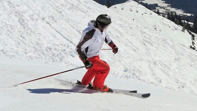 I'm not going on the slopes without a helmet, the skier must have thought (symbolic image). (Bild: Birbaumer Christof)