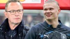 Ralf Rangnick hätte Erling Haaland einst gern bei Leipzig gesehen. (Bild: APA/MAX SLOVENCIK, AP)