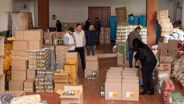 Hilfswerk International distributes emergency aid packages in eastern Ukraine (Bild: Hilfswerk International)