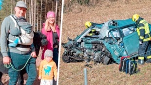 Der zweifache Familienvater starb nach einem schrecklichen Unfall. (Bild: Krone KREATIV/Werner Kerschbaummayr, zVg, Krone KREATIV)