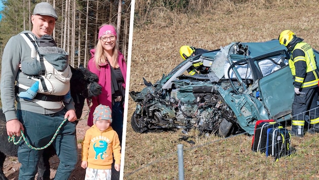 The father of two died after a terrible accident. (Bild: Krone KREATIV/Werner Kerschbaummayr, zVg, Krone KREATIV)