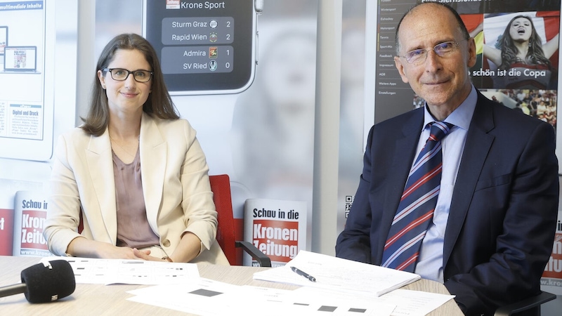 Die an der Uni Graz tätigen Politologen Katrin Praprotnik und Peter Filzmaier erklären die Hintergründe des Frühstarts mancher Gemeinderatswahl-Kampagne. (Bild: Holl Reinhard)