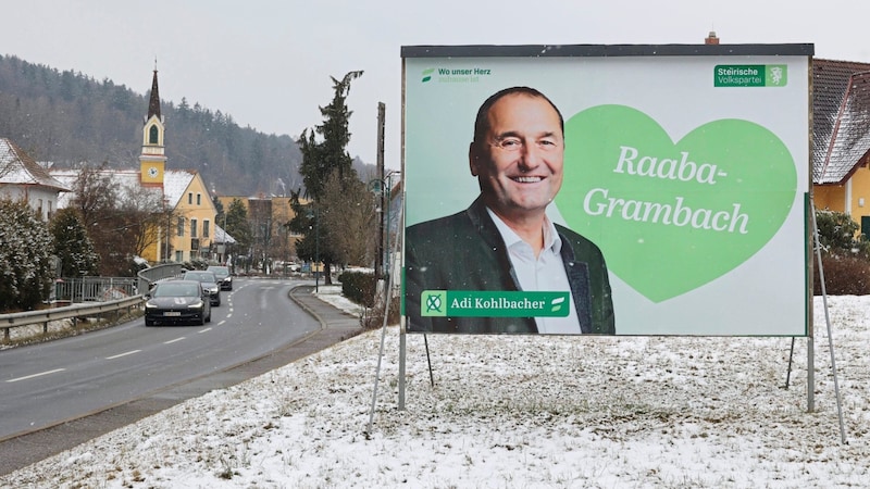 Wohlfühl-Slogans und -Motive prägen das Bild im Gemeinderatswahlkampf. (Bild: Jauschowetz Christian)