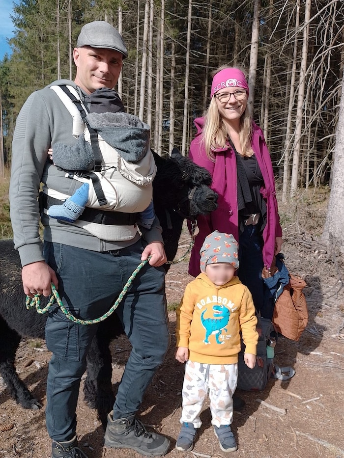 Matti und Ehefrau Karin waren ein eingespieltes Team, haben zwei kleine Kinder.