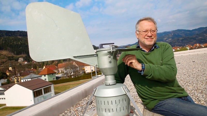 Helmut Zwander is the head of the pollen warning service. (Bild: Rojsek-Wiedergut Uta)