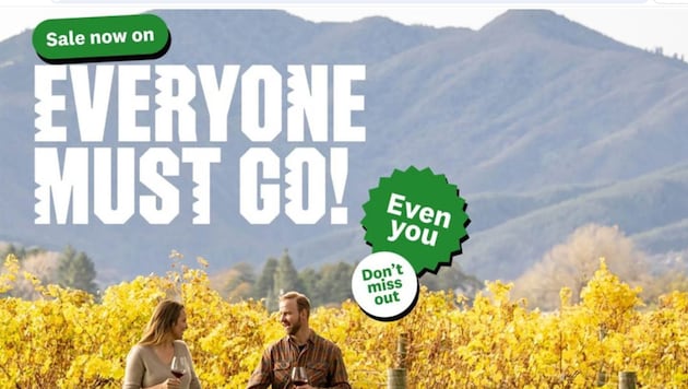 New Zealand's tourism has been ailing since corona - the current campaign is unlikely to herald a turnaround. (Bild: New Zealand government)