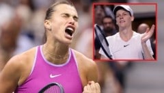 Aryna Sabalenka, Jannik Sinner (Bild: GEPA)